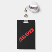 スパイ パーティー シークレット エージェント バッジ (伸縮クリップ付きの裏面)