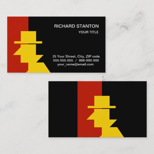 スパイ 名刺 (正面/裏面)