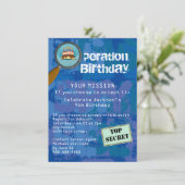スパイ/秘密/特別代理店の誕生日パーティー 招待状 (スタンド正面)