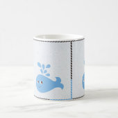 スパウト付きキュート鯨 コーヒーマグカップ (中央)