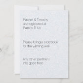 スパウト付きキュート鯨 招待状 (裏面)