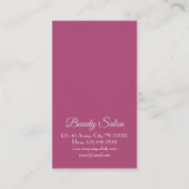 スパエッセンシャル油マッサージアロマセラピーアポイントメント 予約カード (裏面)