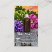 スパエッセンシャル油マッサージアロマセラピーアポイントメント 予約カード (正面)