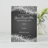 スパエレガントークル/きらめくテンプレートパーティー 招待状 (スタンド正面)