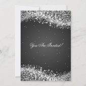 スパエレガントークル/きらめくテンプレートパーティー 招待状 (裏面)