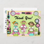 スパカスタムパーティー誕生日サンキューハガキ ポストカード (正面/裏面)