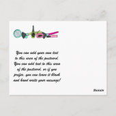 スパカスタムパーティー誕生日サンキューハガキ ポストカード (裏面)