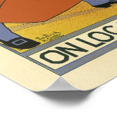 スパカフェフランスのヴィンテージ広告 ポスター (角)