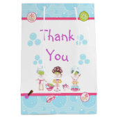 スパガールズパンパーバースデーパーティーありがとう ミディアムペーパーバッグ (裏面)