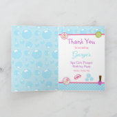 スパガールズパンパーバースデーパーティー サンキューカード (内部)