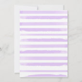 スパガールバースデーパーティー編集可能招待状 招待状 (裏面)