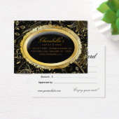 スパギフトカードスパエレガント金ゴールドフローラブラック (デスク)