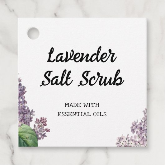 スパギフトホームメイドDIYホリデイスタイリッシュトレンディー フェイバータグ (正面)