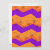 スパクタキュラーなゴースト オレンジ 誕生日招待状 招待状 (裏面)