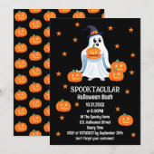 スパクタキュラー ハロウィン バッシュ 子供向け招待状 招待状 (正面/裏面)