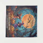 スパクタキュラー ファン ハロウィン ウォール ハング タペストリー (正面(横))