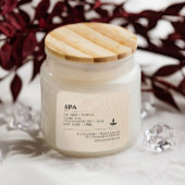 スパクリームオフホワイト原料製品ラベル スクエアシール