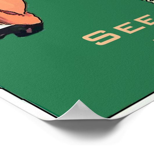 スパゲッチーニのパスタの男性と機械、編集文字 ポスター (角)