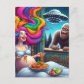 スパゲッティだから私は何が外に何であるか手掛かりがない ポストカード (正面)