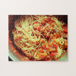 スパゲッティとミートソースのポット ジグソーパズル