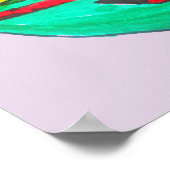 スパゲッティとミートボールおもしろいマンガアート ポスター (角)