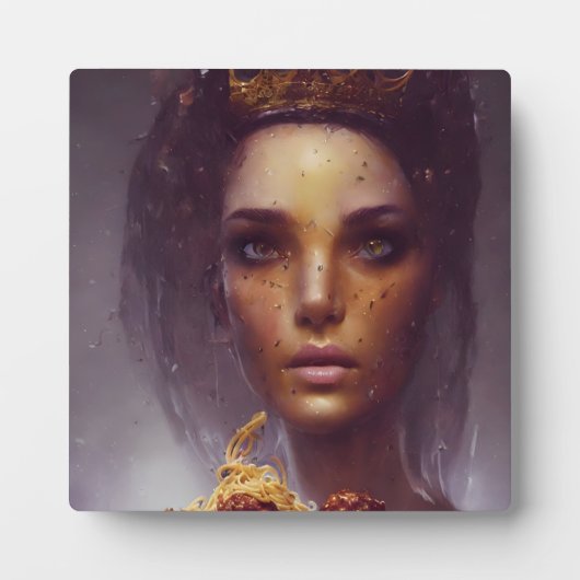 スパゲッティとミートボールの女神 フォトプラーク (正面)