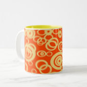 スパゲッティはマグを鳴らします ツートーンマグカップ (正面左)