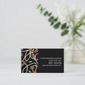 スパゲッティイタリアンパスタディナー器具ミートボール 名刺 (スタンド正面)