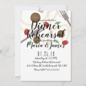 スパゲッティイタリアンパスタディナー器具ミートボール 案内状 (正面)