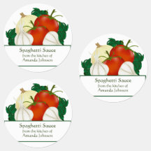 スパゲッティソース具缶詰食品ラベル