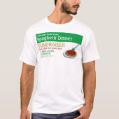 スパゲッティディナーファンレイザーイベント Tシャツ (正面)
