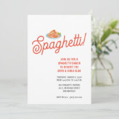 スパゲッティディナーファンレイザー招待状 招待状 (スタンド正面)