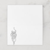 スパゲッティディナー プレイスカード (外部開封)