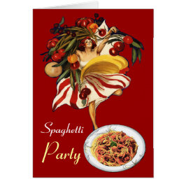 スパゲッティパーティーダンスイタリアン、キッチン、トマト