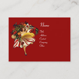 スパゲッティパーティーダンスイタリアン、キッチン、トマト 名刺