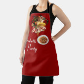 スパゲッティパーティーダンス、キッイタリアンチン、トマト赤 エプロン (インサイチュ)