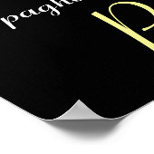 スパゲッティパーティー イタリアンキッチン 赤黒白 ポスター (角)