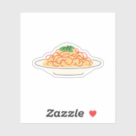 スパゲッティプレート シール