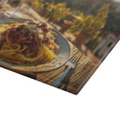 スパゲッティボロネーズオンヴィネヤードテラステーブル カッティングボード (角)