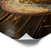 スパゲッティボロネーズオンヴィネヤードテラステーブル ポスター (コーナー)