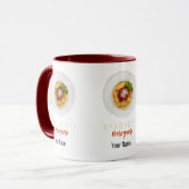 スパゲッティボロネーゼのパスタ麺グルメシェフ マグカップ (正面左)