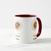 スパゲッティボロネーゼのパスタ麺グルメシェフ マグカップ (正面右)