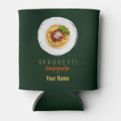 スパゲッティボロネーゼのパスタ麺グルメシェフ 缶クーラー (正面)
