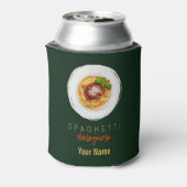 スパゲッティボロネーゼのパスタ麺グルメシェフ 缶クーラー (缶裏面)
