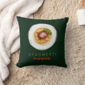 スパゲッティボロネーゼのパスタ麺グルメシェフlugg クッション (ブランケット)