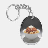スパゲッティボローニャのボウル キーホルダー (正面左)