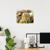 スパゲッティボンゴレビアンコ ポスター (ホームオフィス)