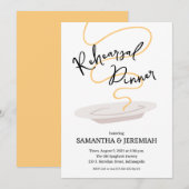 スパゲッティリハーサルディナー 招待状 (正面/裏面)