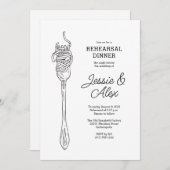 スパゲッティリハーサルディナー 招待状 (正面/裏面)