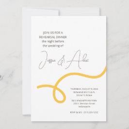 スパゲッティリハーサルディナー 招待状